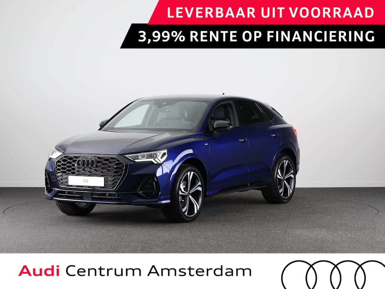 Audi Q3 Sportback - 35 TFSI S Edition Competition leder interieur met rode stiksels, comfortsleutel, adaptive - AutoWereld.nl