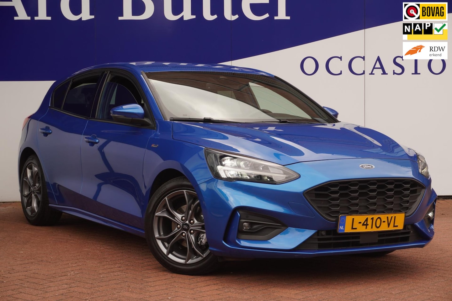 Ford Focus - 1.0 EcoBoost Hybrid ST Line Business+Led+navigatie+camera+donker-glas+nieuwe apk+rem-schij - AutoWereld.nl