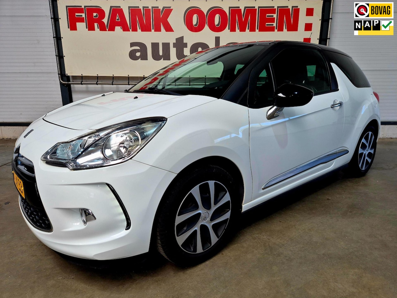 Citroën DS3 - 1.2 VTi 82PK So Chic + NAP|Oh historie|LED|Airco|Cruise|Bluetooth - AutoWereld.nl