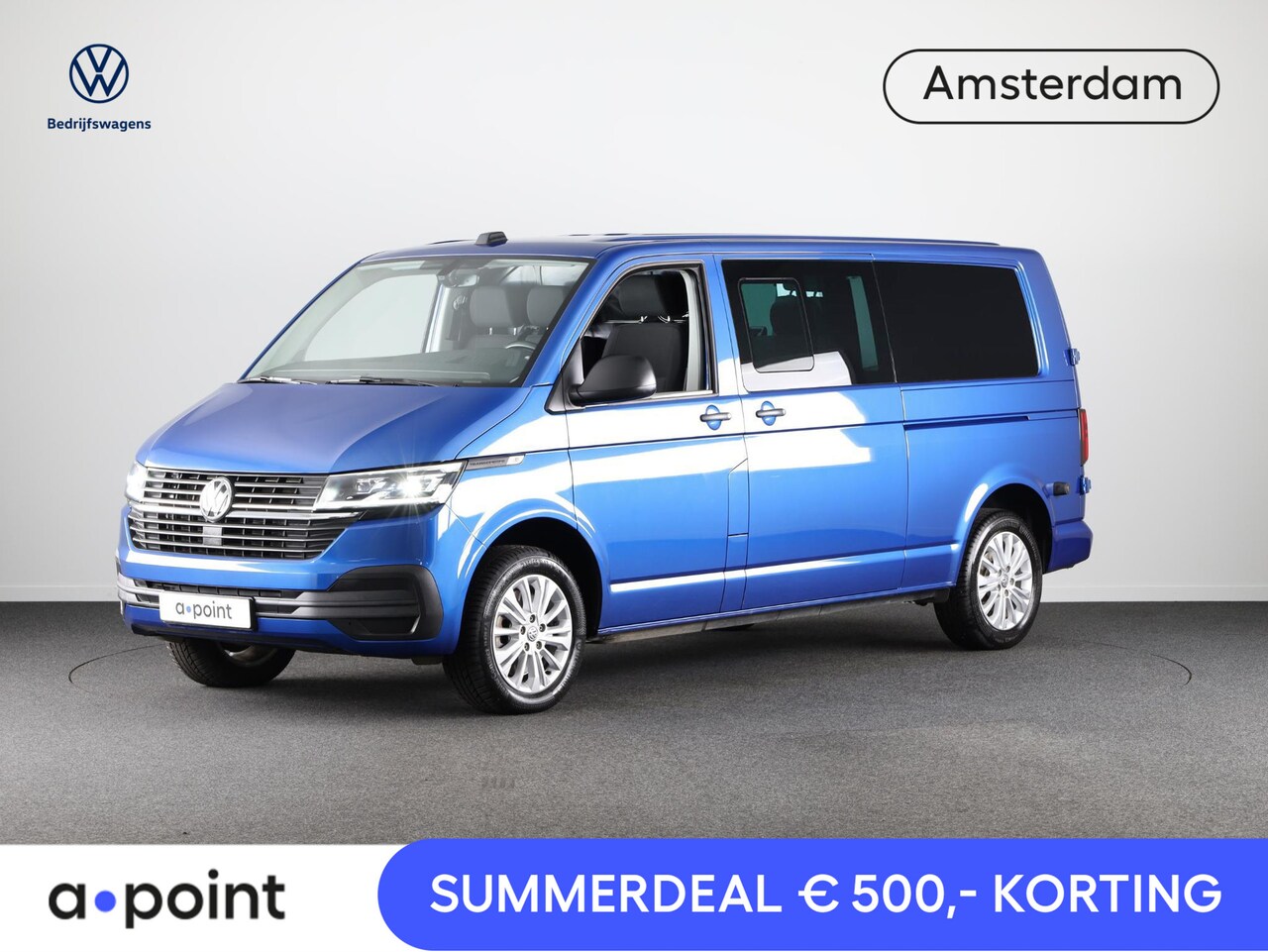 Volkswagen Transporter - 2.0 TDI L2H1 30 Highline Dubbel Cabine 204 pk Automaat (DSG) | Navigatie |Cruise Control | - AutoWereld.nl
