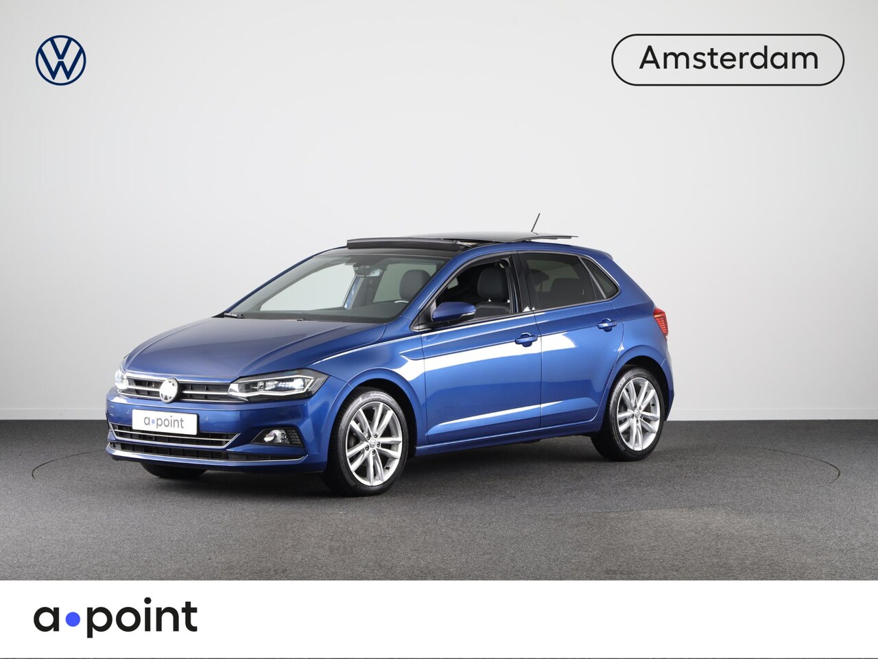 Volkswagen Polo - 1.0 TSI Highline 95 pk Automaat (DSG) | Navigatie | Panoramadak | Parkeersensoren | Adapti - AutoWereld.nl