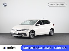 Volkswagen Polo - 1.0 TSI Life 95 pk Automaat (DSG) | Verlengde garantie | Navigatie | Parkeersensoren | Ach