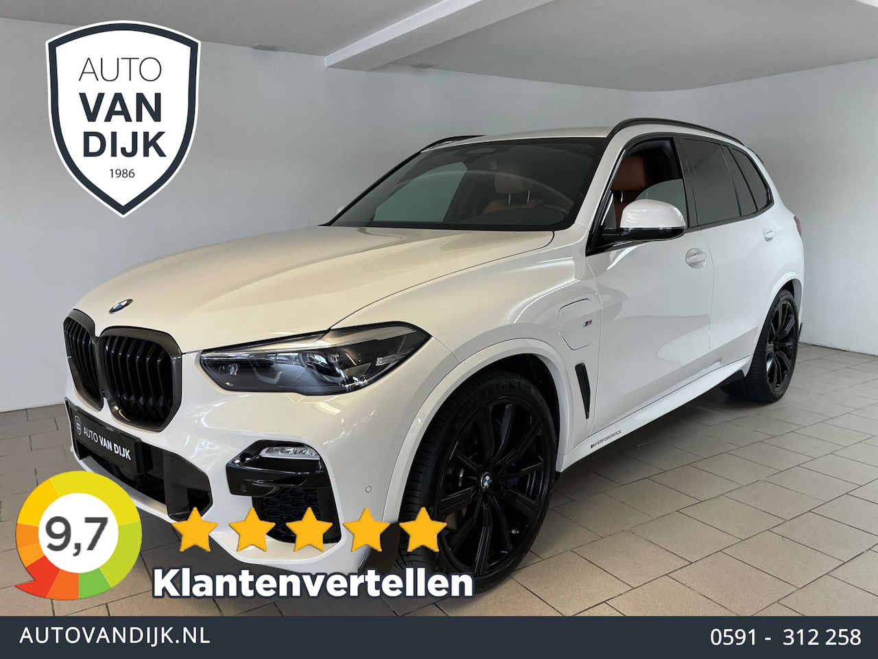 BMW X5 - XDrive45e High Executive M PAKKET M PERFORMANCE CARBON AIRCO NAVI CRUISE BT STOELVERW LUCH - AutoWereld.nl
