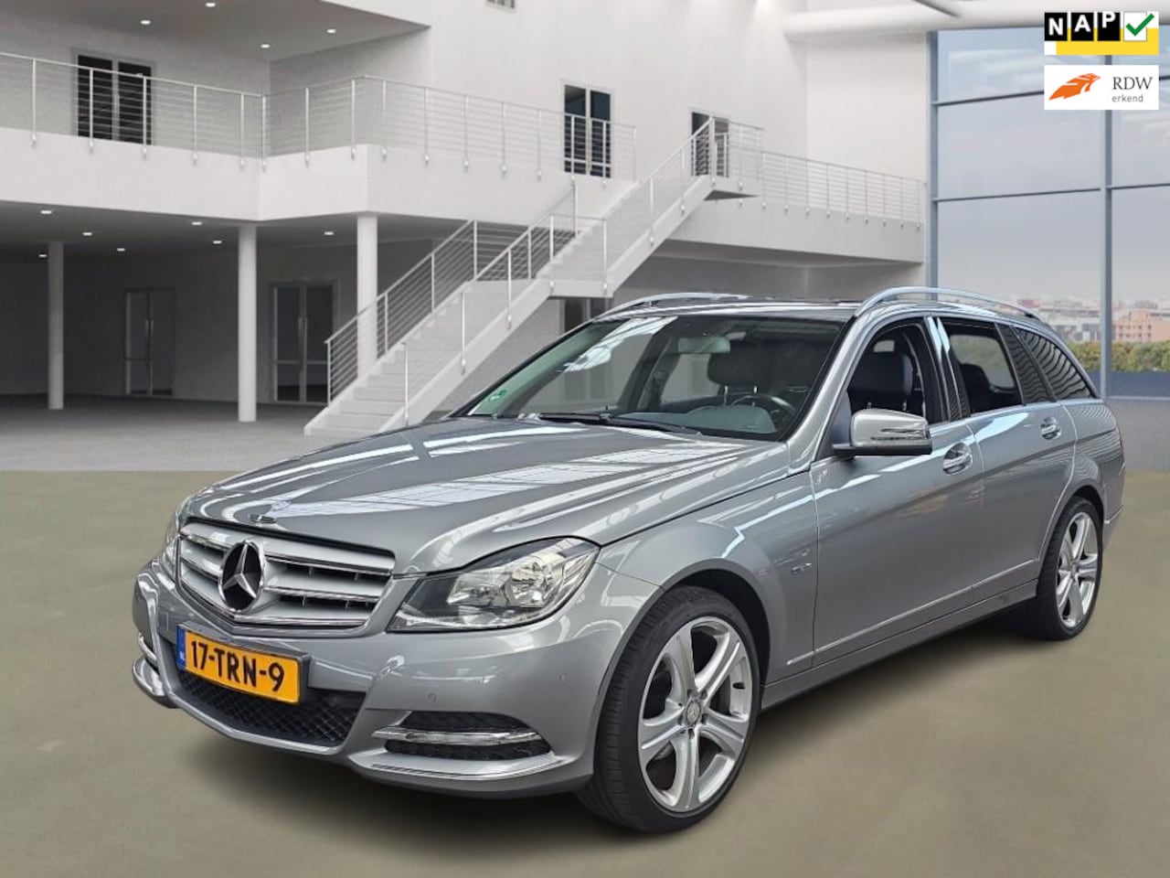 Mercedes-Benz C-klasse Estate - 180 Business Class Avantgarde|aut|schuifdak|psensor|halfleder - AutoWereld.nl