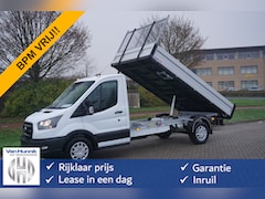 Ford Transit - 350L 3 Zijdige kipper 155PK BPM VRIJ Airco, Cruise, Bluetooth, Omvormer NR. 679