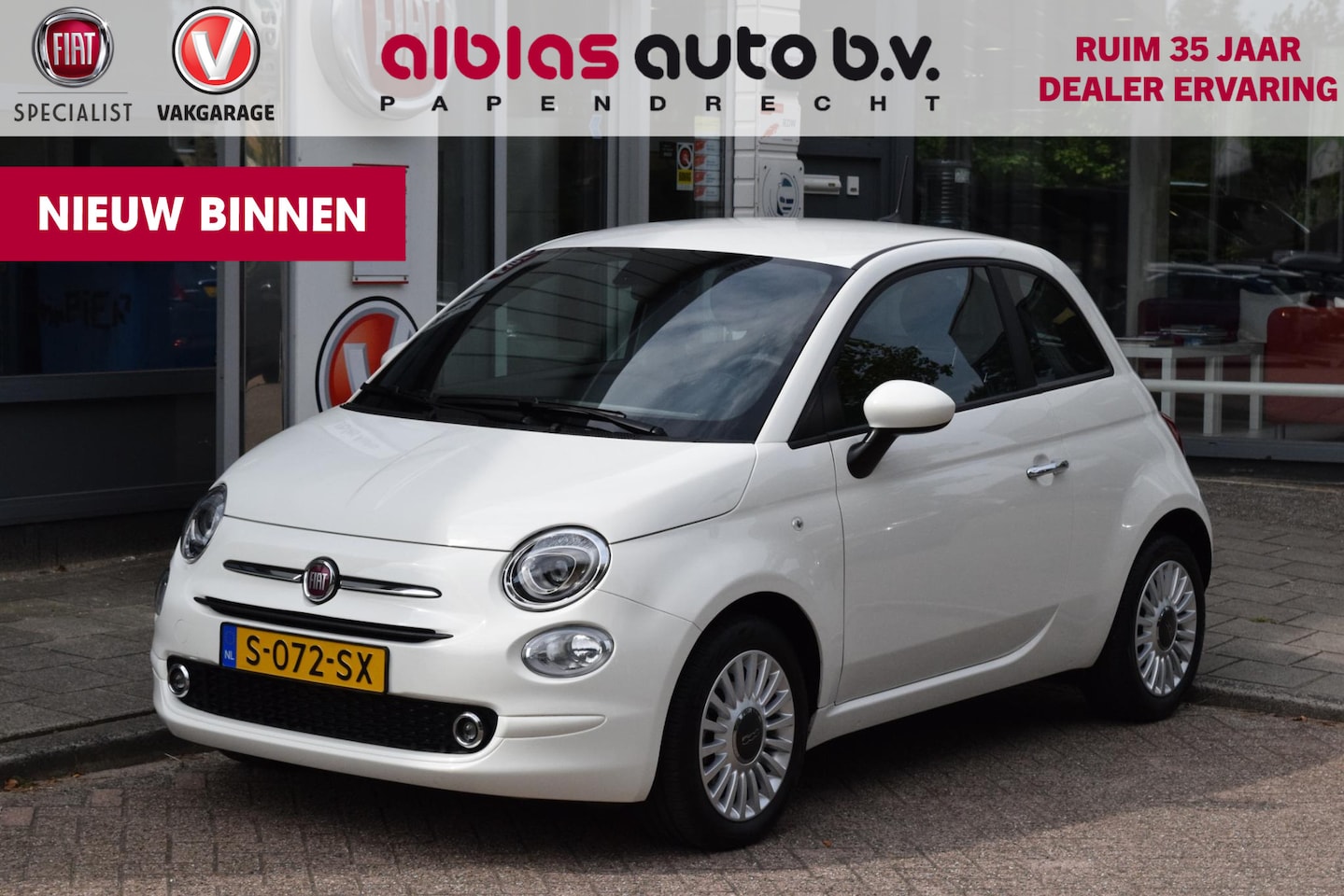Fiat 500 - 1.0 Hybrid|Carplay|Cruise|PDC|15"|Orig.NL - AutoWereld.nl