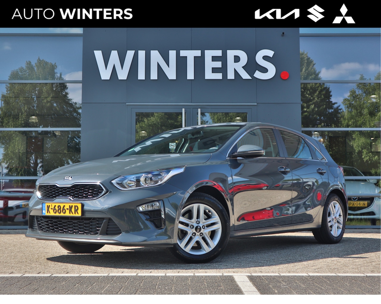 Kia Cee'd - Ceed 1.0 T-GDi DynamicLine | Navigatie | Camera | ECC-Airco | Cruise Control |  Tot 10jr. - AutoWereld.nl
