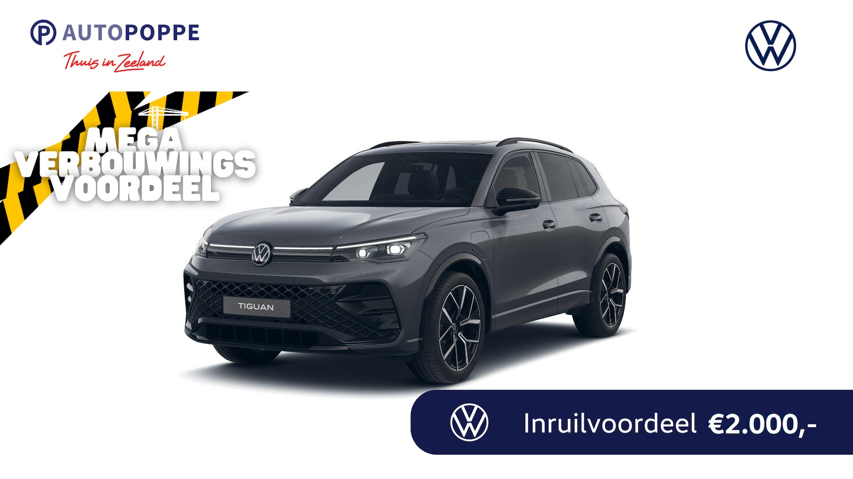 Volkswagen Tiguan - R-Line-Edition 1.5 eHybrid 200 kW / 272 pk SUV 6 v - AutoWereld.nl