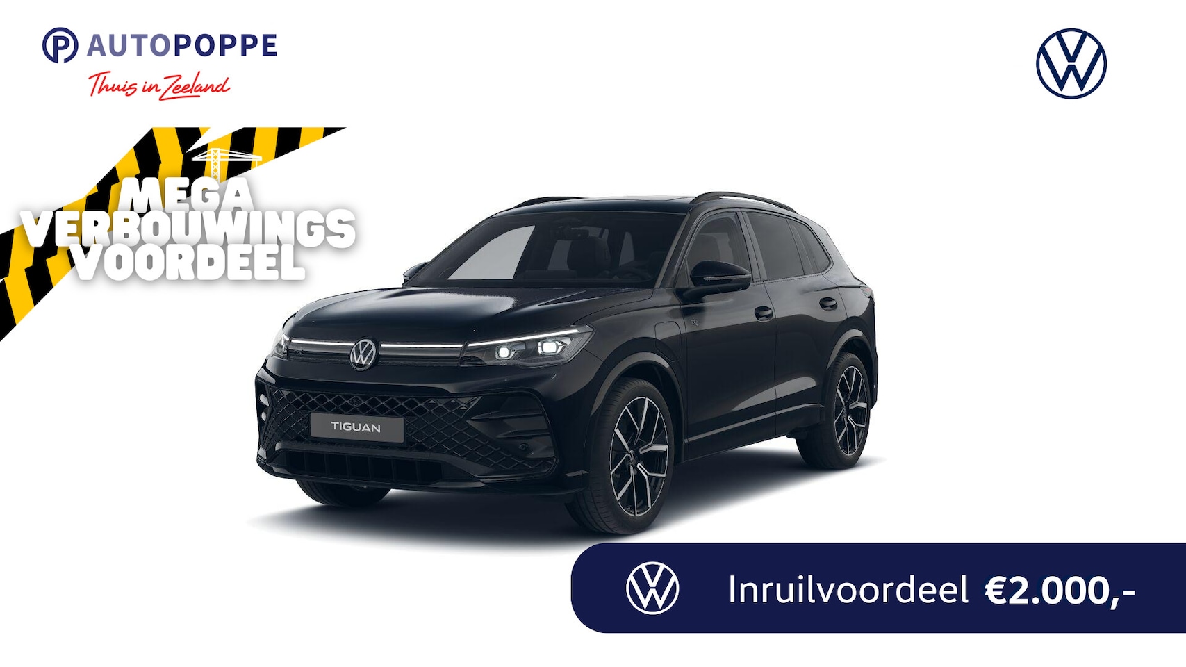 Volkswagen Tiguan - R-Line-Edition 1.5 eHybrid 200 kW / 272 pk SUV 6 v - AutoWereld.nl