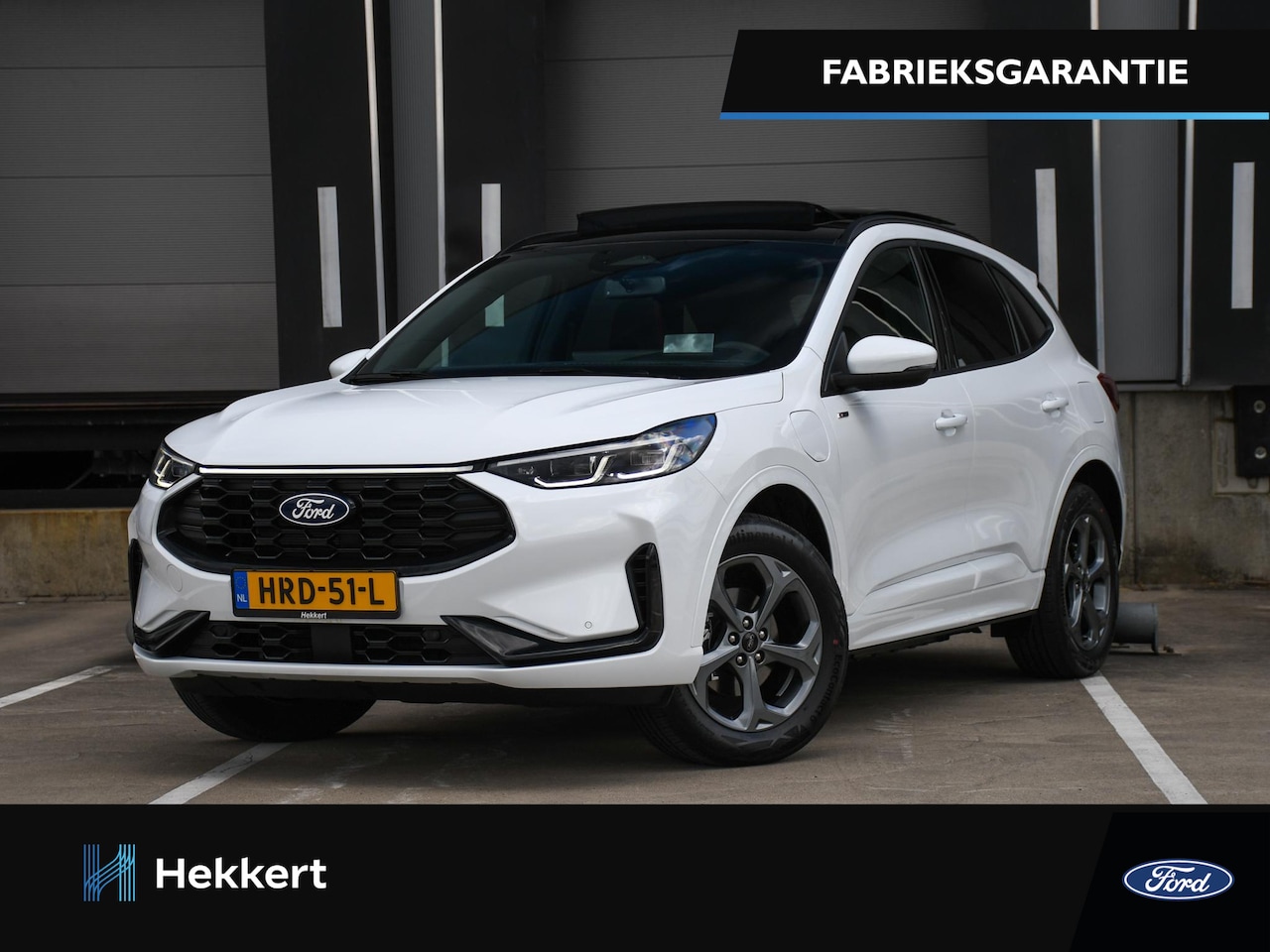 Ford Kuga - ST-Line 2.5 PHEV 243pk Automaat SCHUIF-DAK | HUD | PDC + CAM. | CRUISE.C | NAVI | DAB | 18 - AutoWereld.nl