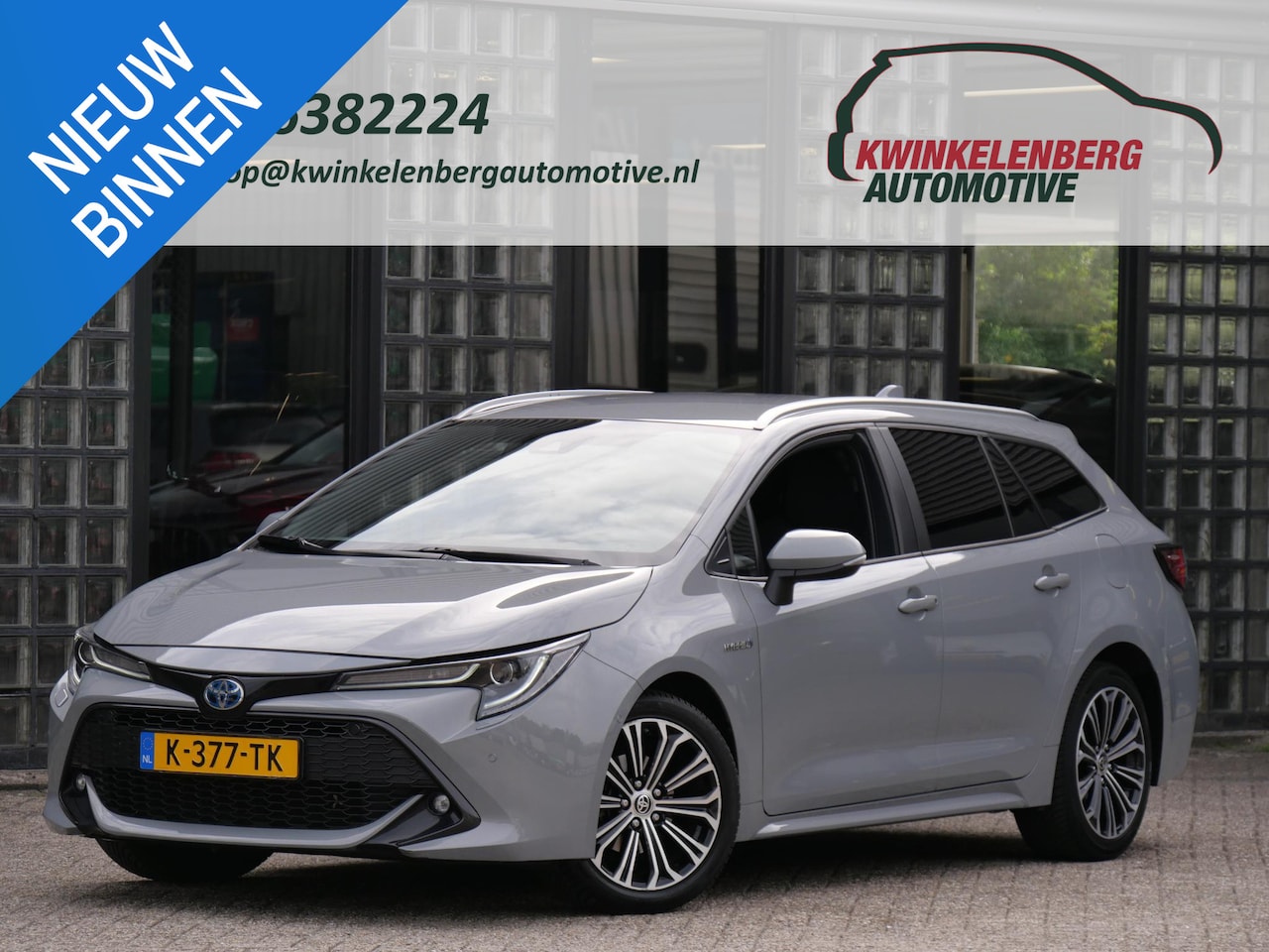 Toyota Corolla - TS 1.8 HYBRID DYNAMIC/ PDC V+A/ KEYLESS/ MANHATTAN GREY - AutoWereld.nl