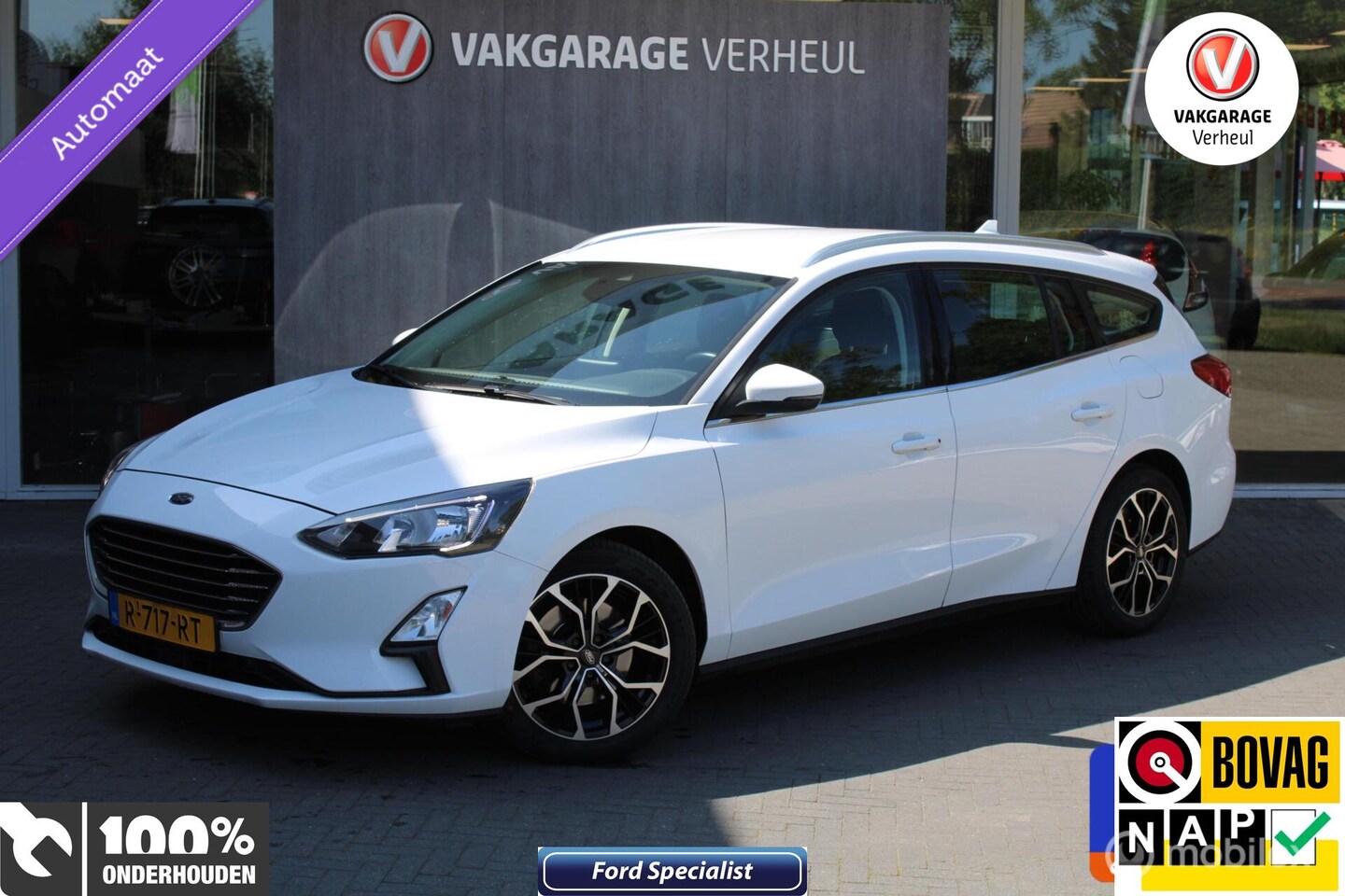 Ford Focus Wagon - 1.0 EcoBoost|Titanium|Automaat|Boekjes - AutoWereld.nl