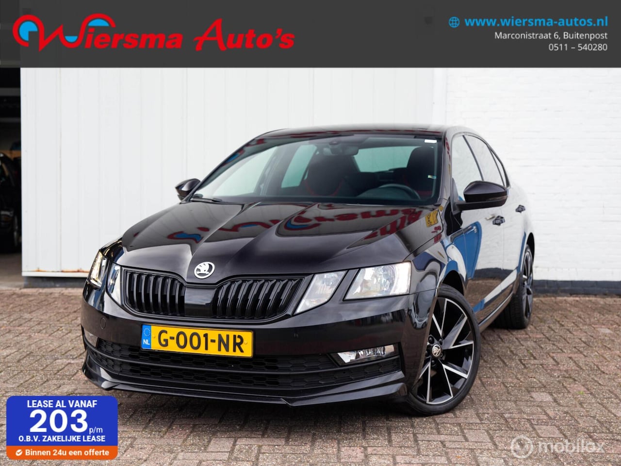 Skoda Octavia - 1.0 TSI Greentech Sport Business|Cruise|Carplay|Navi|Clima - AutoWereld.nl