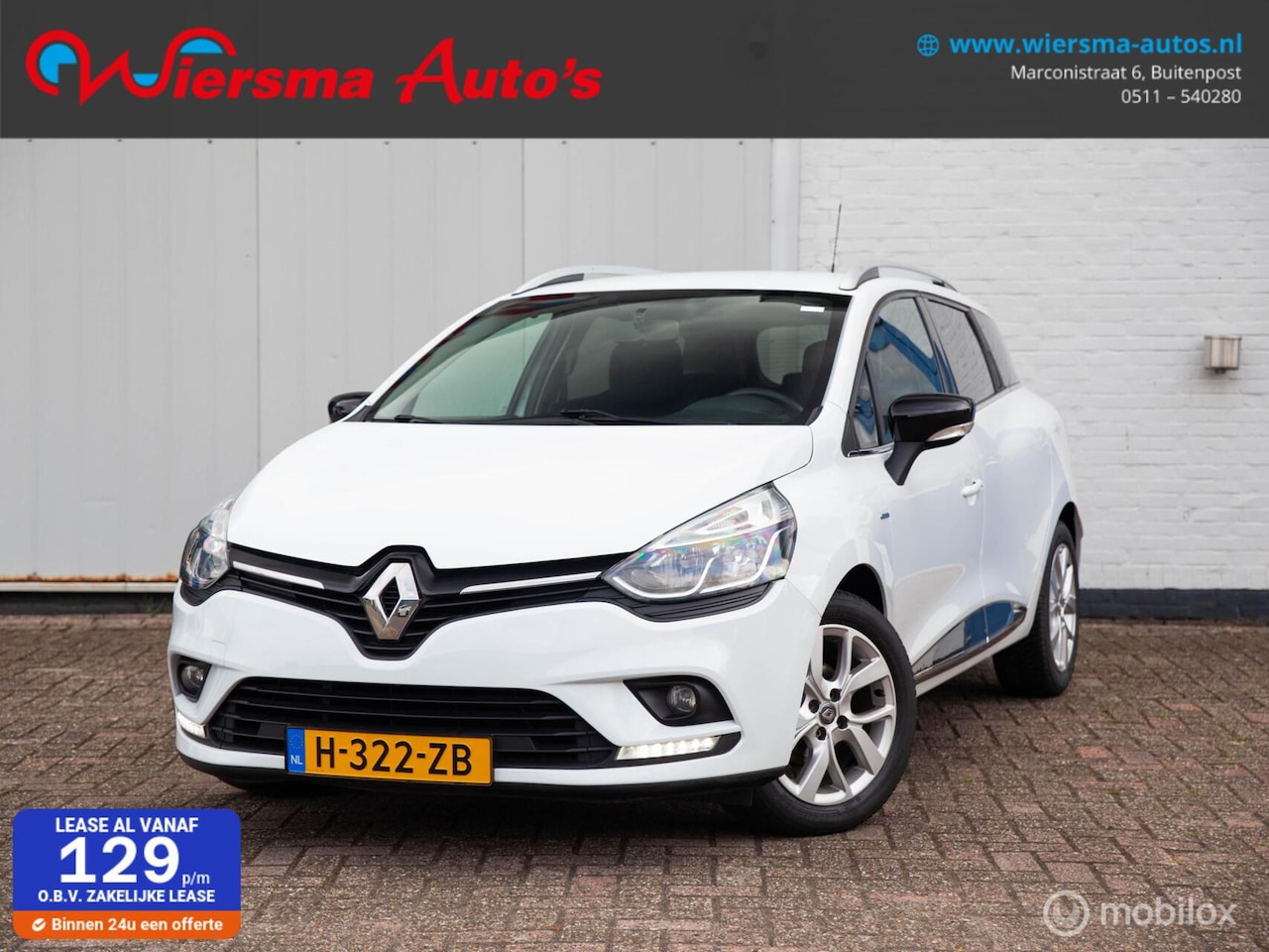 Renault Clio Estate - 0.9 TCe Limited|Navi|Airco|Isofix|Cruise - AutoWereld.nl