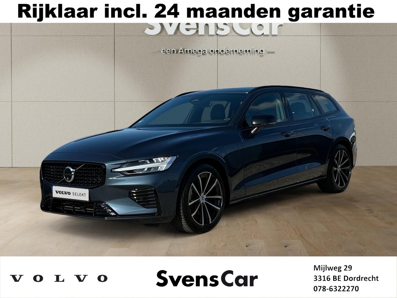Volvo V60 - 2.0 T6 Plug-in hybrid AWD Plus Dark | Trekhaak | Panoramadak | Sportstoelen | Harman/Kardo - AutoWereld.nl