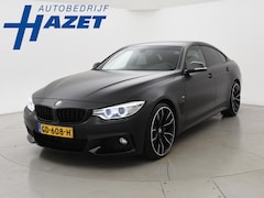 BMW 4-serie Gran Coupé - 428i 245 PK AUT. M-SPORT H.E. *MAT ZWART* + 20 INCH | LEDER | SPORTSTOELEN | STOELVERW