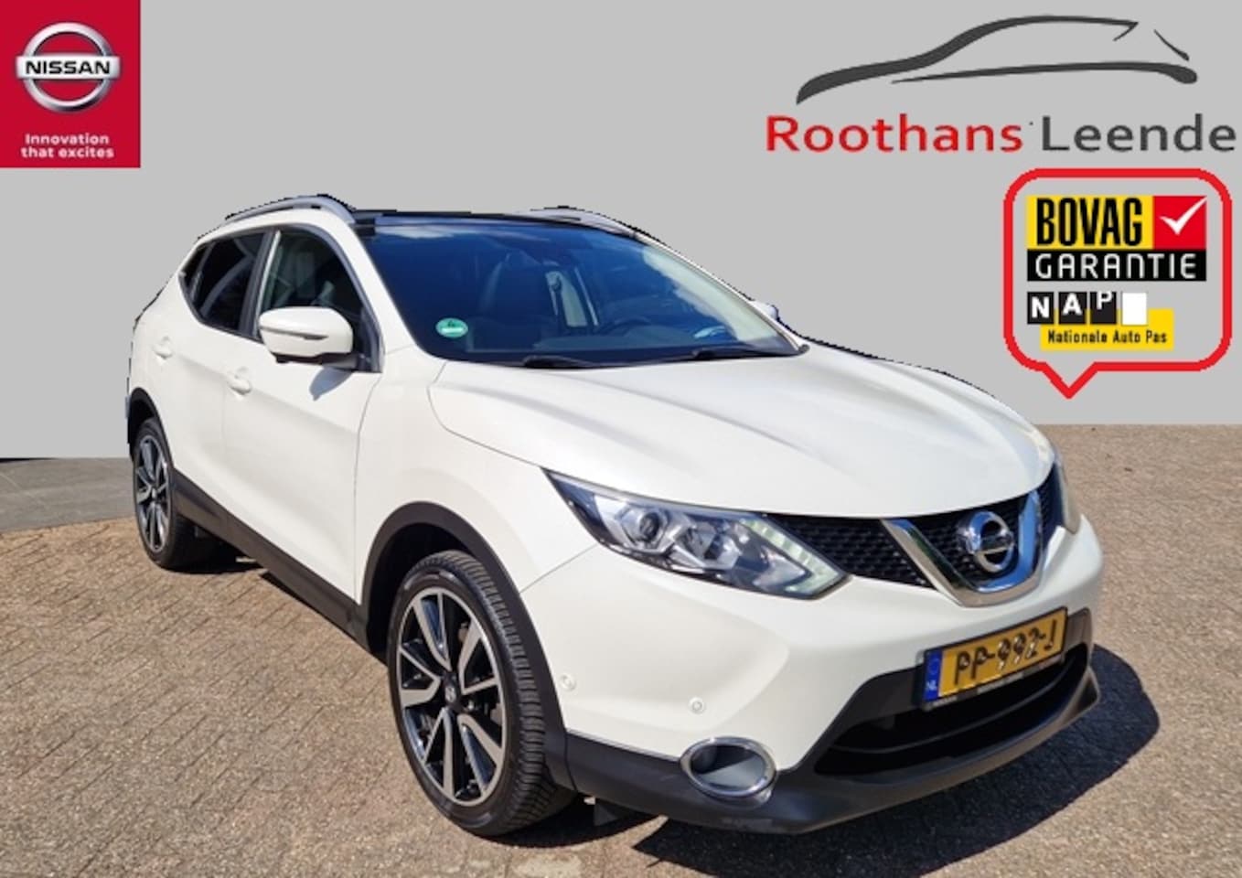 Nissan Qashqai - 1.2 115PK DIG-Turbo Tekna Glass - Trekhaak - AutoWereld.nl