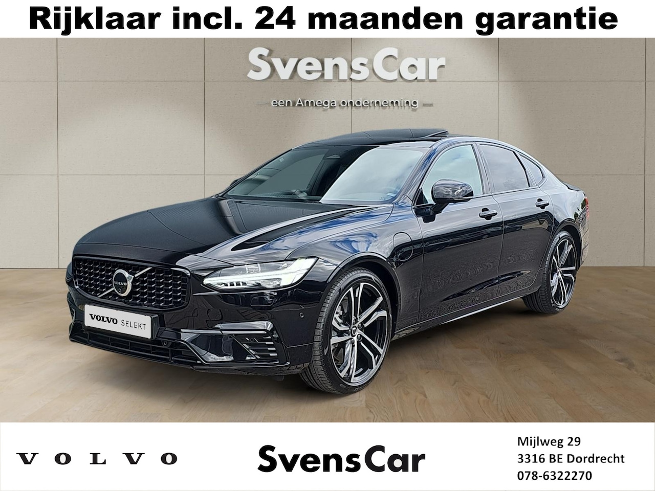 Volvo S90 - 2.0 T8 AWD Ultimate Dark | Stoelverwarming | Extra getint glas | Long Range | Schuifdak | - AutoWereld.nl