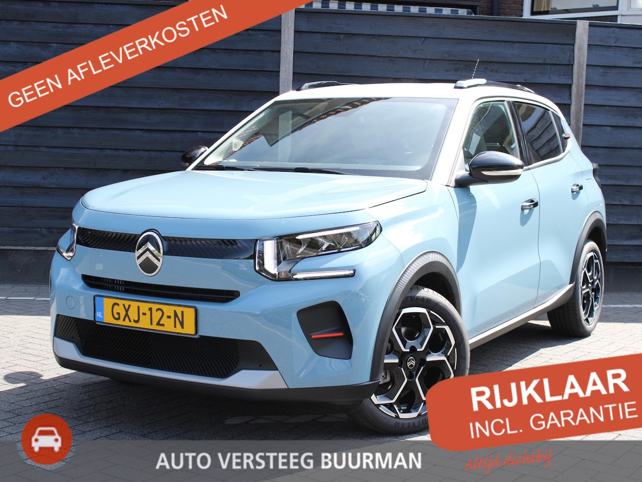 Citroën C3 - Max 1.2 Turbo 100pk Navigatie, Achteruitrijcamera, Climate Control, Cruise Control, Apple - AutoWereld.nl