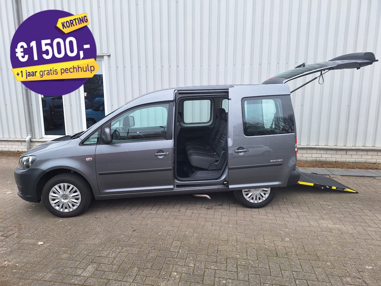 Volkswagen Caddy - 1.2 TSI Trendline Rolstoelauto - AutoWereld.nl