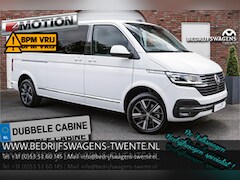 Volkswagen Transporter Caravelle - T6.1 2.0 TDI 204 PK DSG L2H1 A-KLEP DUB/CAB ACC | LED | Leder | Side Assist | Privacy glas
