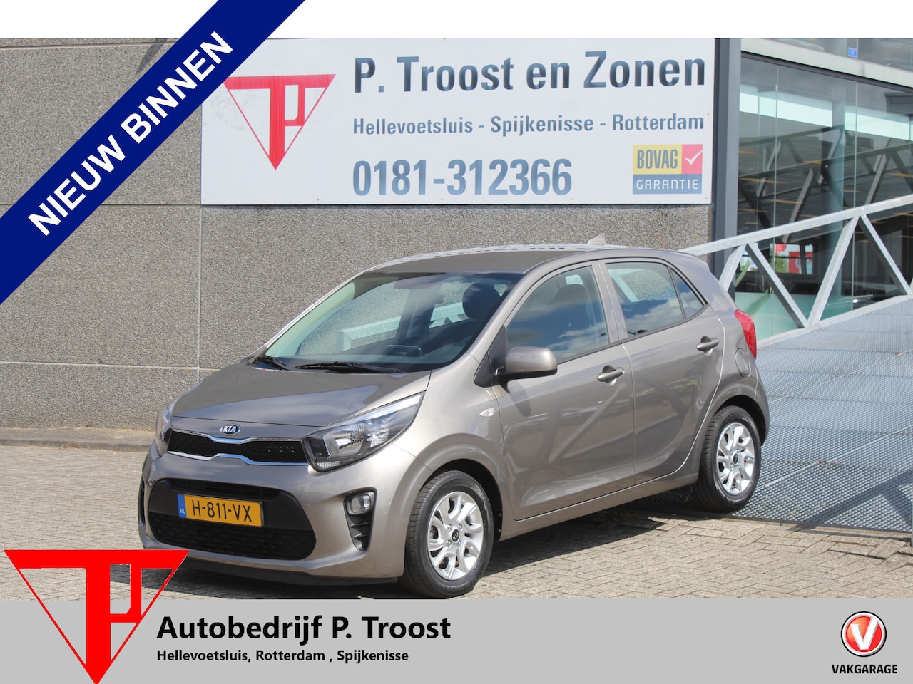 Kia Picanto - 1.0 MPi DynamicPlusLine Navigatie/Airco/Cruise control/Achteruitrijcamera/Apple carplay/Mu - AutoWereld.nl