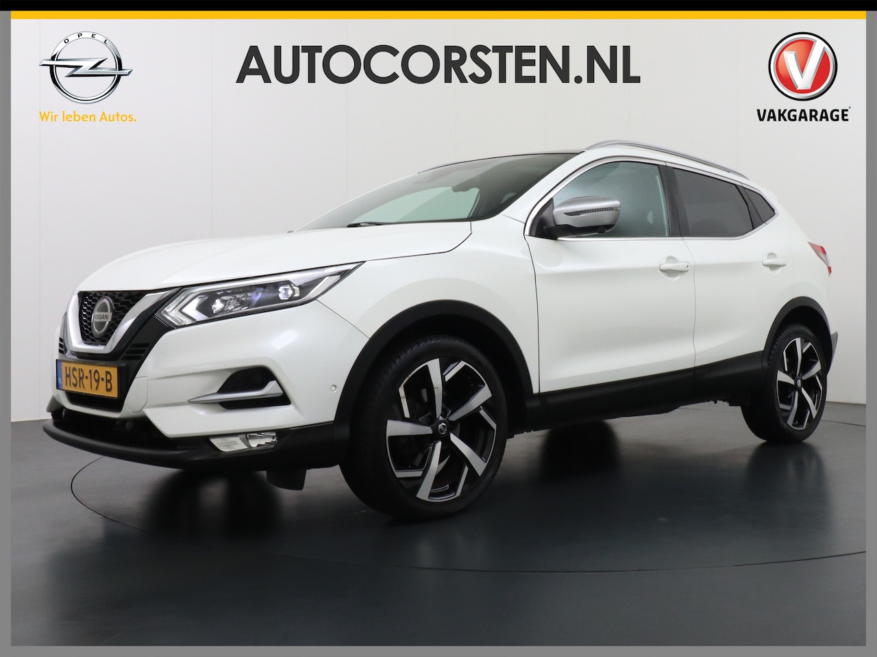 Nissan Qashqai - 116pk Tekna+ Aut. Bose Pano.dak Leer+Elektr.+Mem-Stoel 360Camera Keyless ZwarteHemel Lane- - AutoWereld.nl