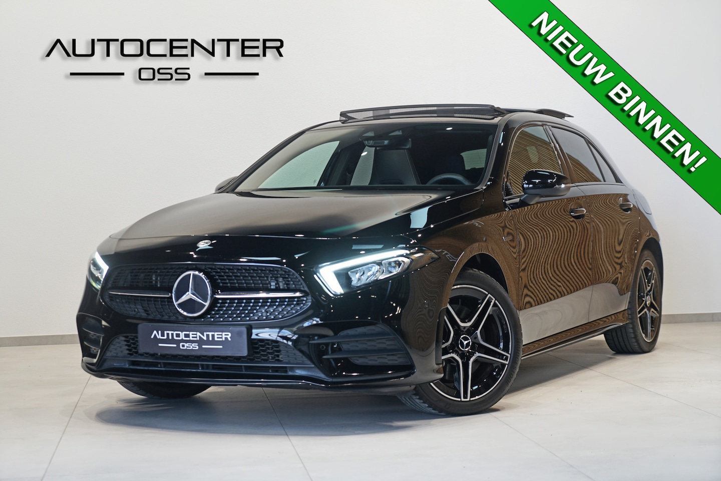 Mercedes-Benz A-klasse - 250 e AMG ✅ Adap. Cruise ✅ Burmester ✅ Pano ✅ Night ✅ Camera ✅ Sfeer ✅ MBUX - AutoWereld.nl