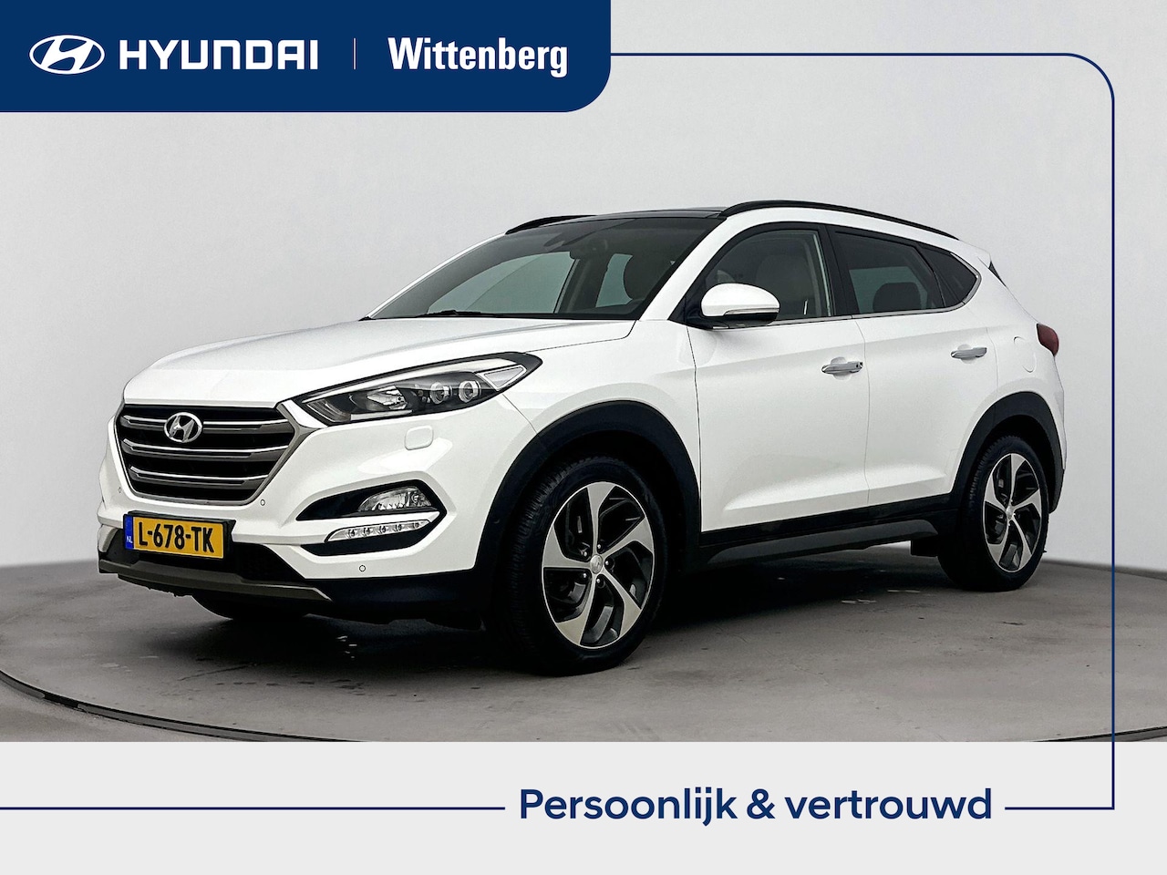 Hyundai Tucson - 1.6 T-GDi PREMIUM 4WD | TREKHAAK | OPEN DAK | CLIMA | CRUISE | CAMERA | CHIQUE IVOOR LEDER - AutoWereld.nl