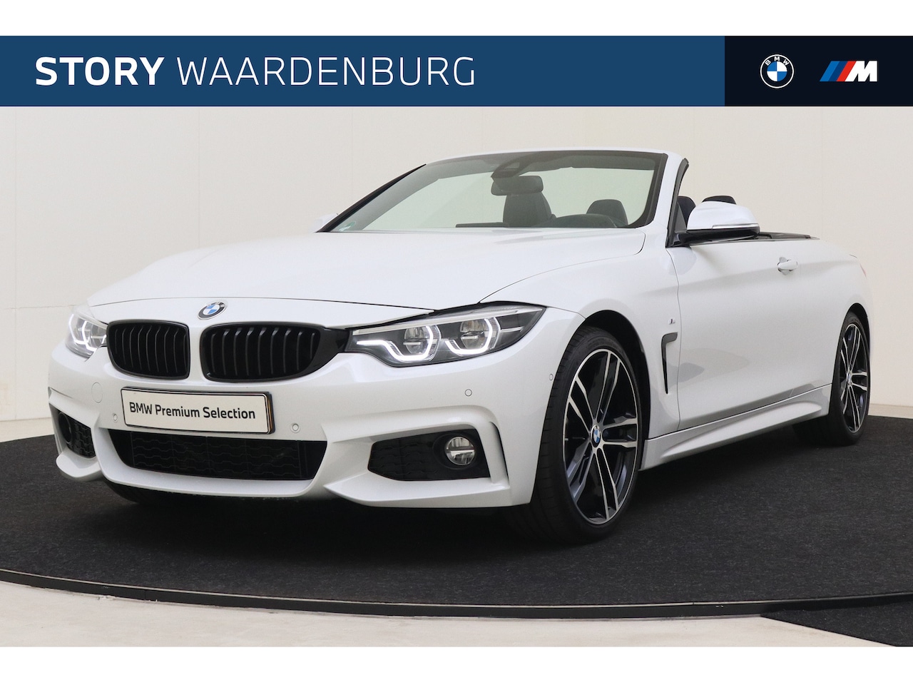 BMW 4-serie Cabrio - 430i High Executive M Sport Automaat / Sportstoelen / Air Collar / Adaptieve LED / Achteru - AutoWereld.nl