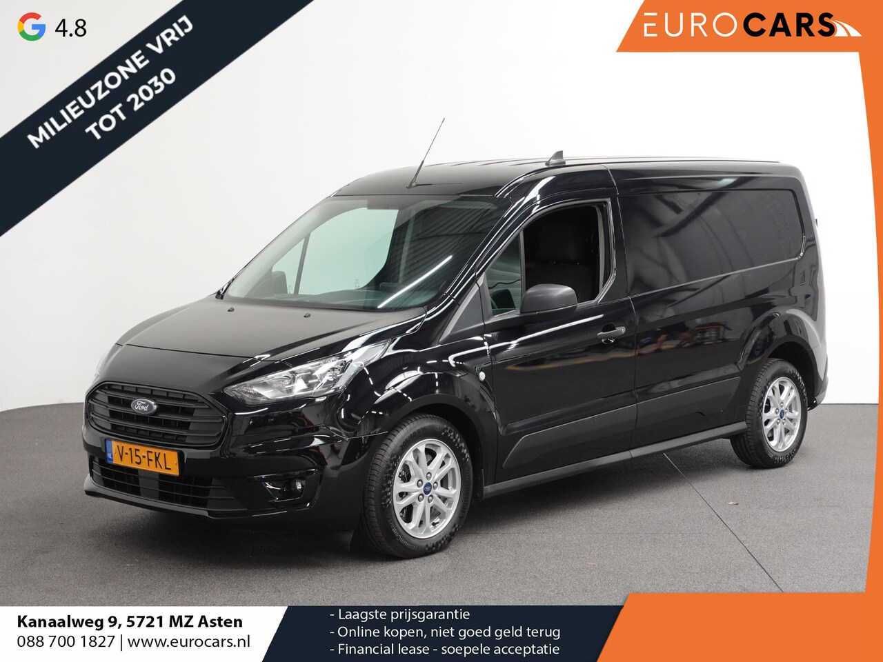 Ford Transit Connect - 100pk L2 Trend Automaat Trekhaak Airco Navi Cruise - AutoWereld.nl
