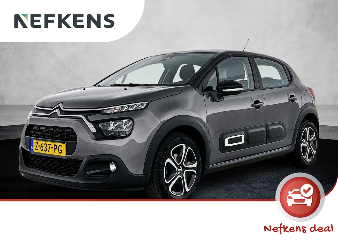 Citroën C3 - Plus 83 pk | Navigatie | Parkeersensoren Achter | LED Koplampen | Airco | Cruise Control | - AutoWereld.nl