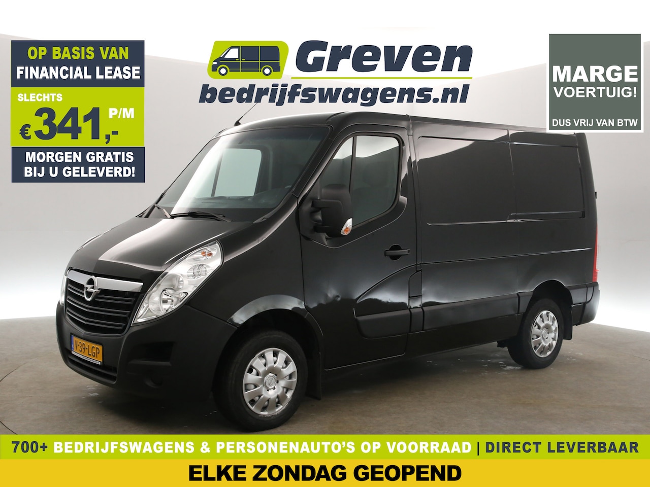 Opel Movano - 2.3 CDTI L1H1 Marge Airco Cruise Camera Navi 3 Persoons Elektrpakket Trekhaak - AutoWereld.nl