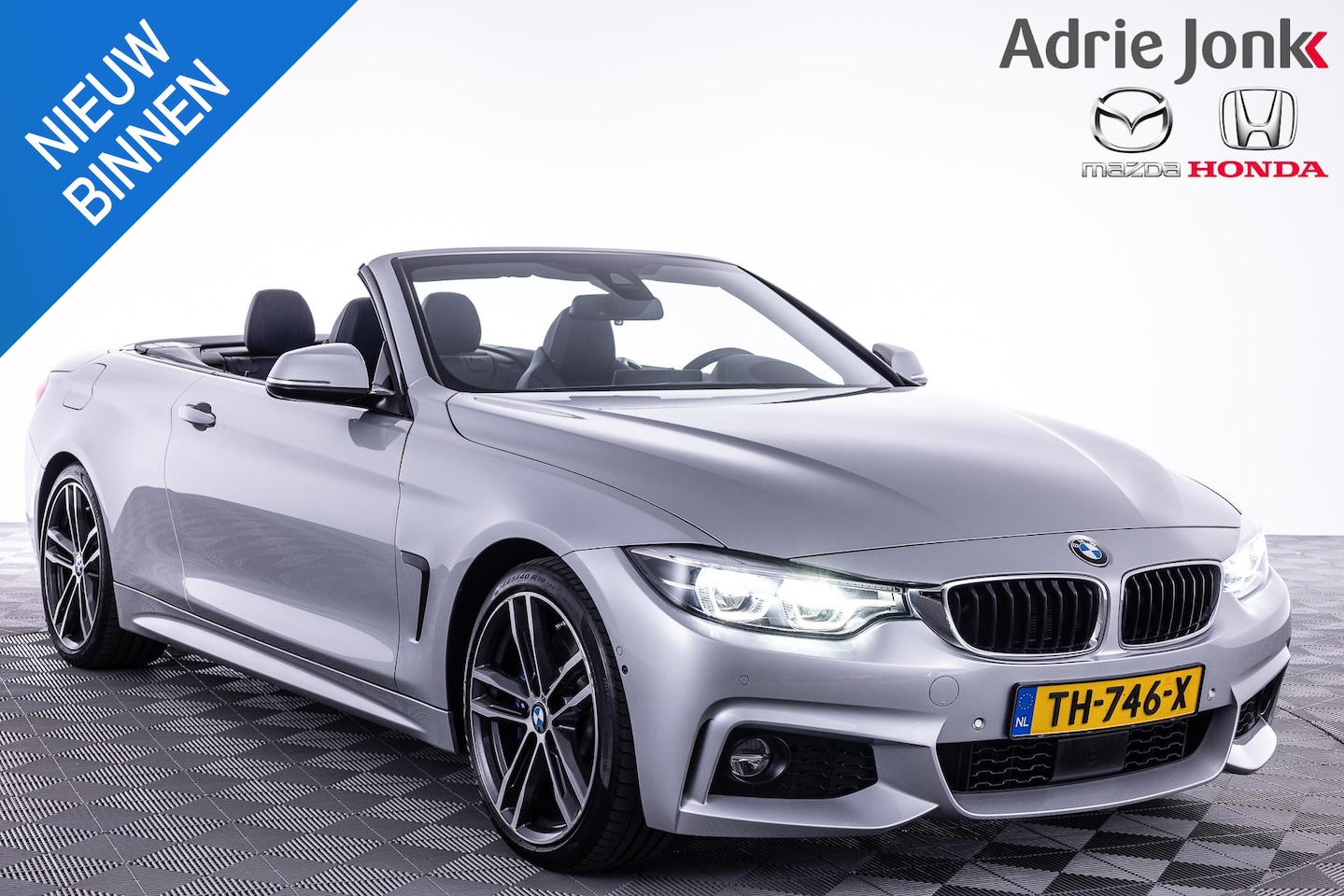 BMW 4-serie Cabrio - 430i High Executive | AUTOMAAT | LEDER | ELEKTR.WEG.TREKHAAK | SAFETY PACK | PARKING PACK - AutoWereld.nl