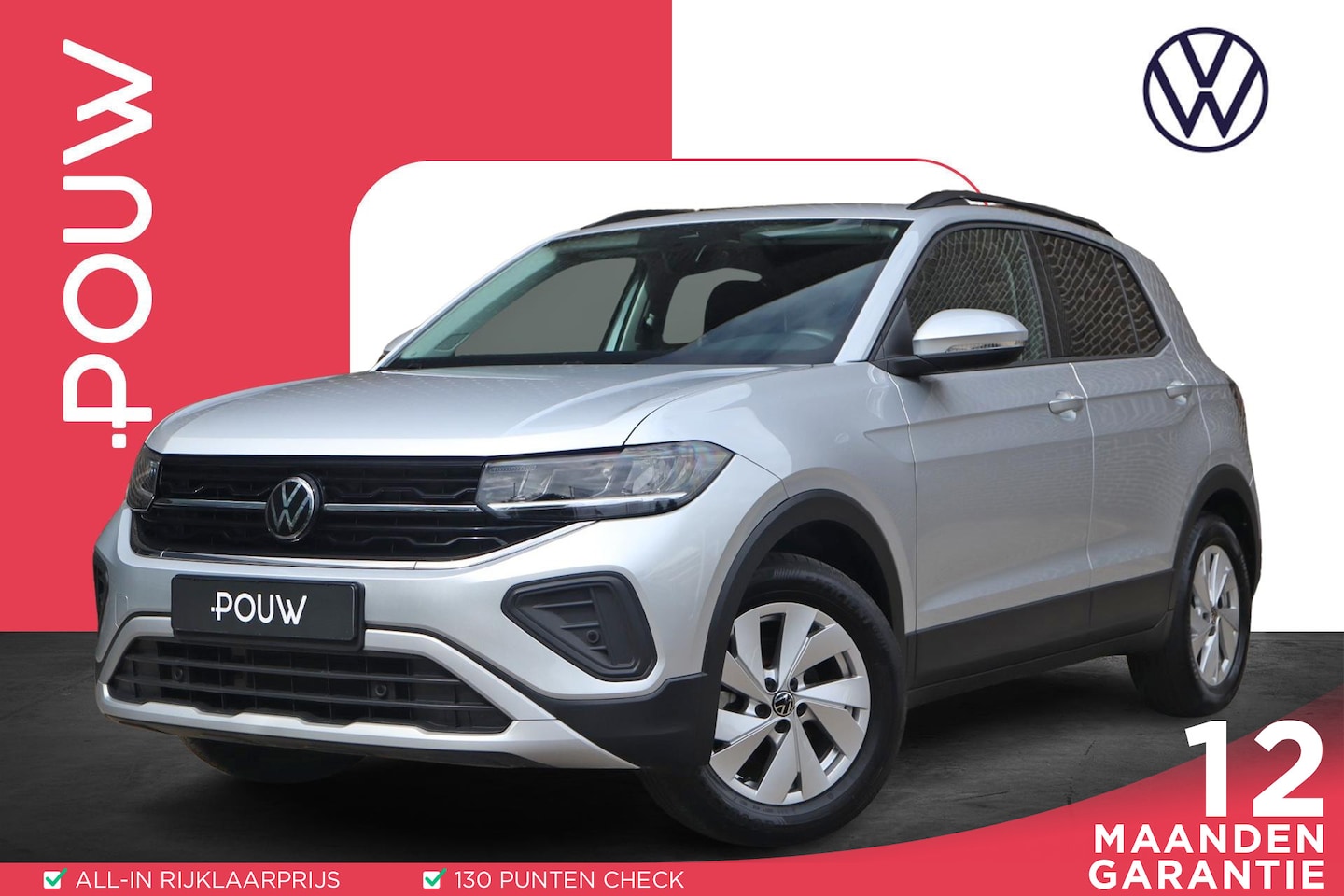 Volkswagen T-Cross - 1.0 TSI 95pk Life Edition | Parkeersensoren | Adaptieve Cruise Control | Volautomatische A - AutoWereld.nl