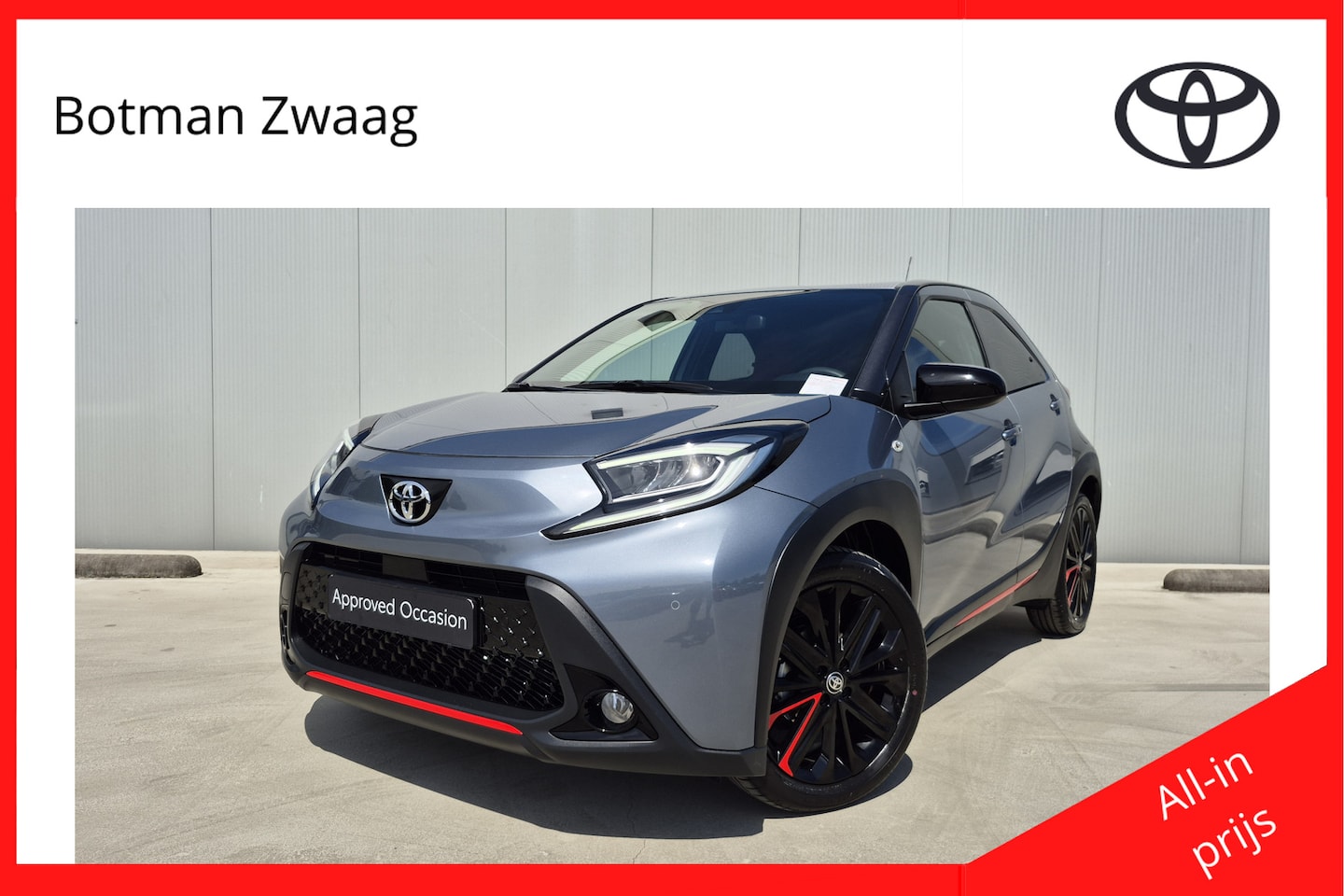 Toyota Aygo X - 1.0 VVT-i S-CVT Undercover Jun Takahashi Limited | Uniek! | Navigatie | Parkeersensoren V+ - AutoWereld.nl