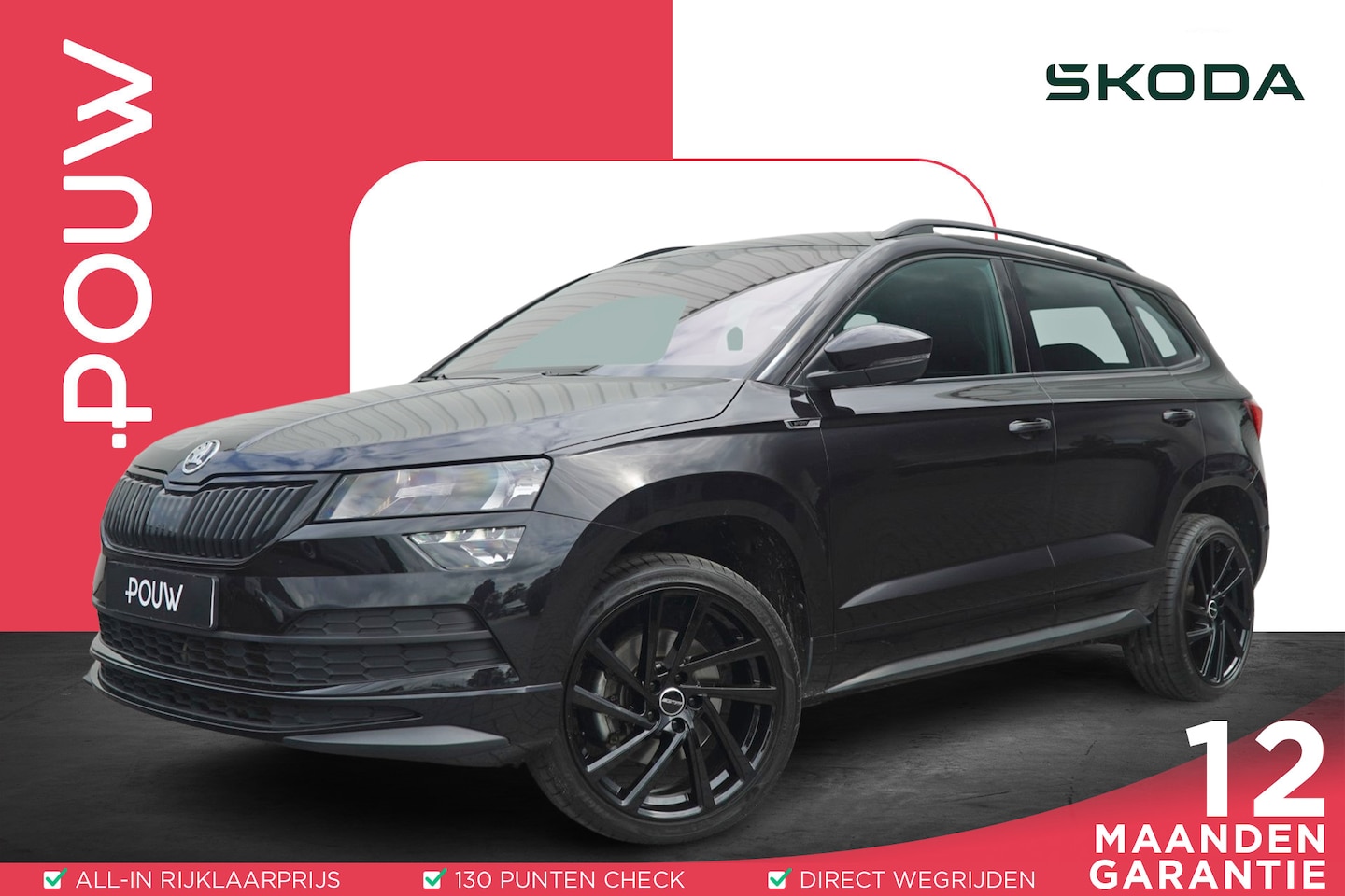 Skoda Karoq - 1.5 TSI 150pk DSG ACT Sportline Business | Nieuwe Nanden + Velgen - AutoWereld.nl