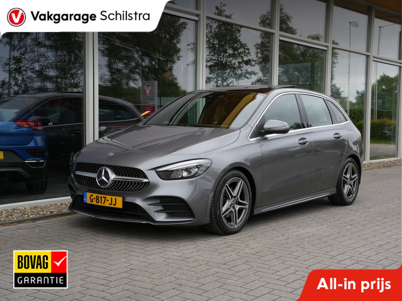 Mercedes-Benz B-klasse - 180 Business Solution AMG Automaat | Panoramadak | Navigatie | LED - AutoWereld.nl