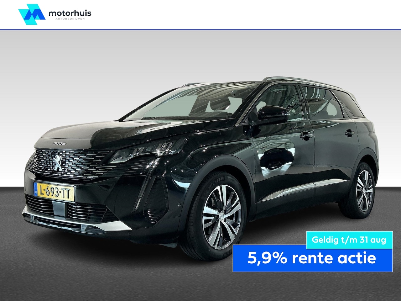 Peugeot 5008 - 1.2 PureTech 130pk EAT8 Blue Lease Allure 7-persoons - AutoWereld.nl