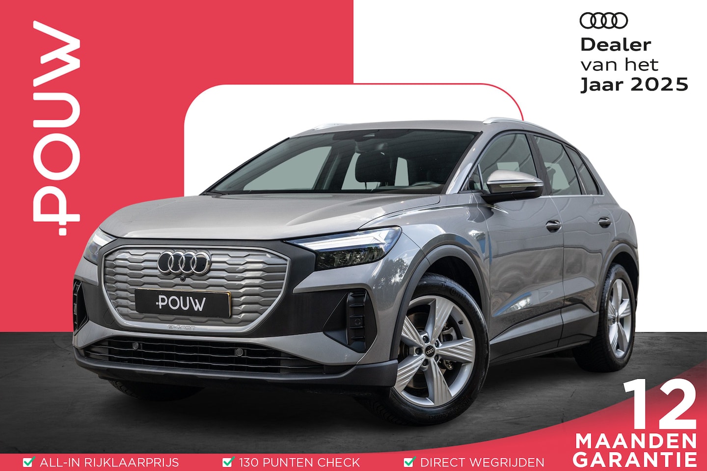 Audi Q4 e-tron - 204pk 40 Edition 77 kWh | Trekhaak Wegklapbaar | Smartphone Interface | PDC Achter - AutoWereld.nl