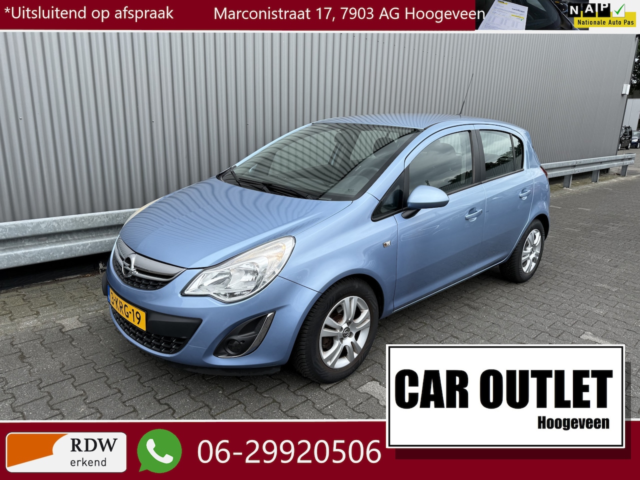 Opel Corsa - 1.2-16V Berlin 5Drs 155Dkm NAP Navi LM Cruise --Inruil Mogelijk-- - AutoWereld.nl