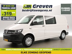 Volkswagen Transporter - 2.0 TDI L2H1 Dubbele Cabine Airco Cruise 6 Persoons Elektrpakket Sidebar Trekhaak