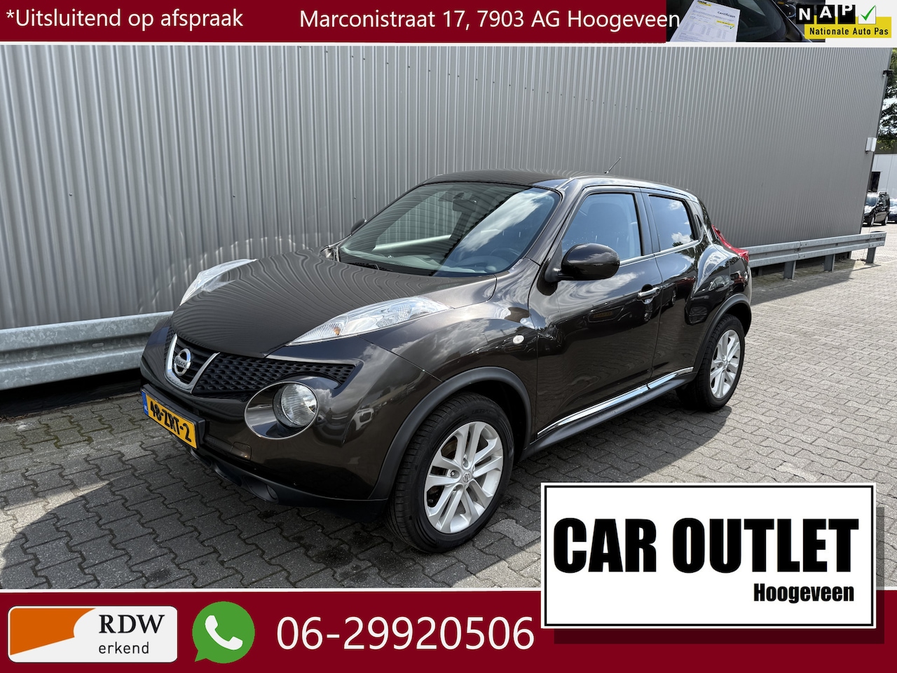 Nissan Juke - 1.6 Acenta Navi Clima Camera NW APK --Inruil Mogelijk-- - AutoWereld.nl