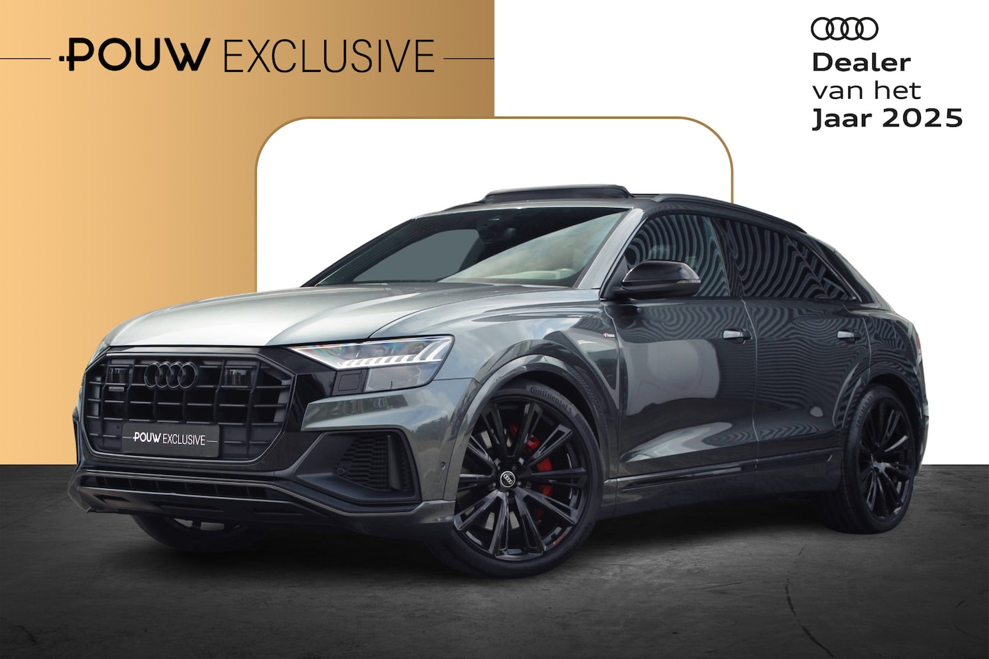 Audi Q8 - 60 TFSIe 462pk quattro Pro Line S Competition | Panoramadak | Trekhaak | Verwarmd stuurwie - AutoWereld.nl