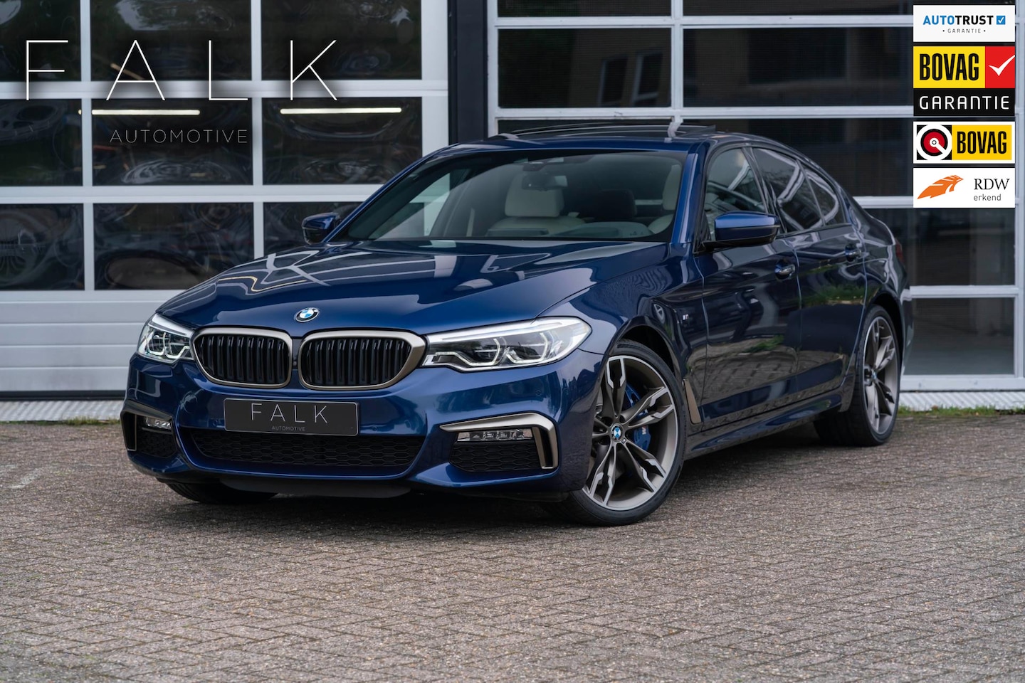 BMW 5-serie - 540i M Perf. 550i Uitv. Pano LED matrix massage Lage km stand - AutoWereld.nl
