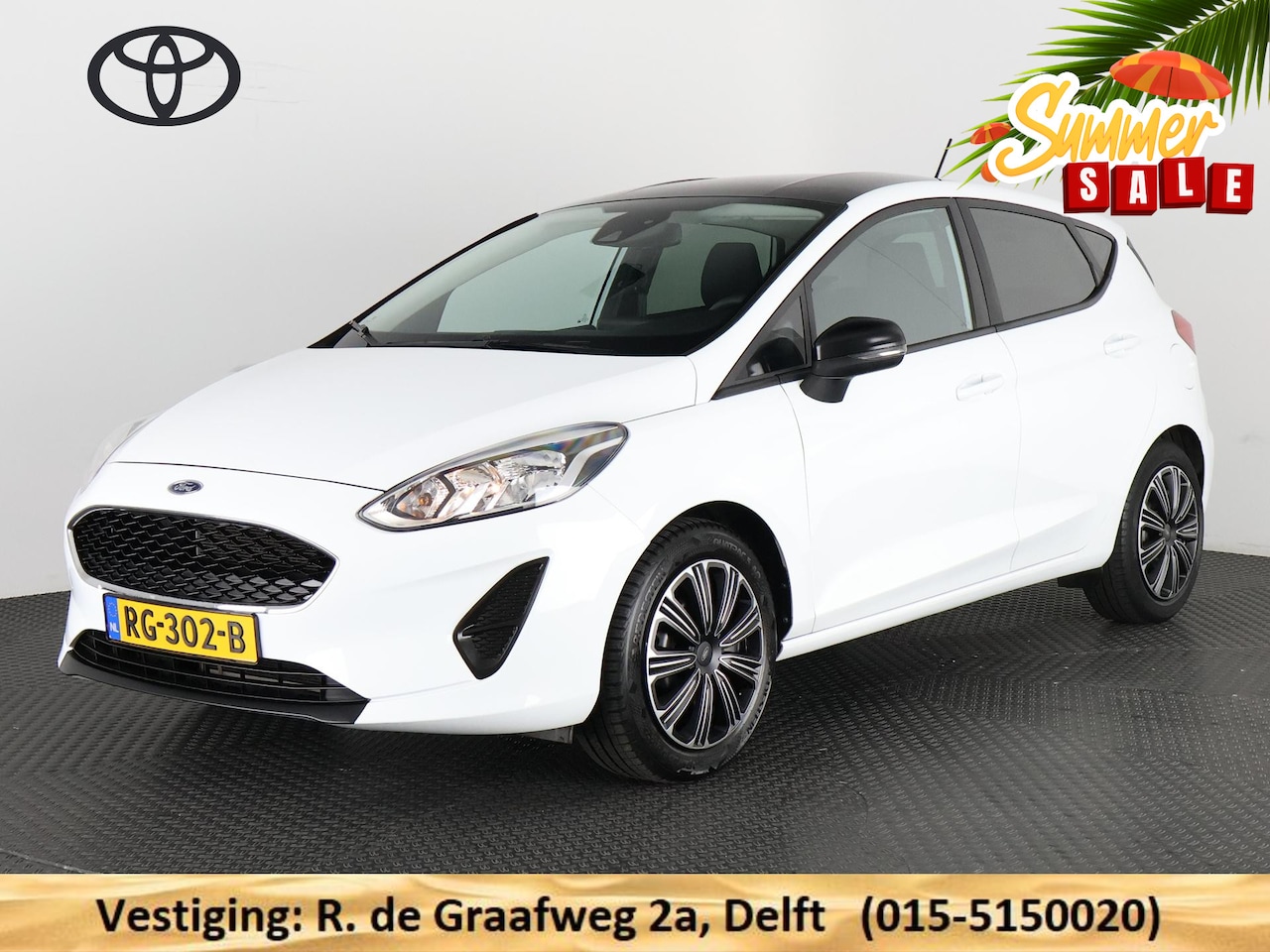 Ford Fiesta - 1.1 Trend Sport | Navigatie | Apple Carplay & AndroidAUTO | Privacy Glass | Airco | - AutoWereld.nl
