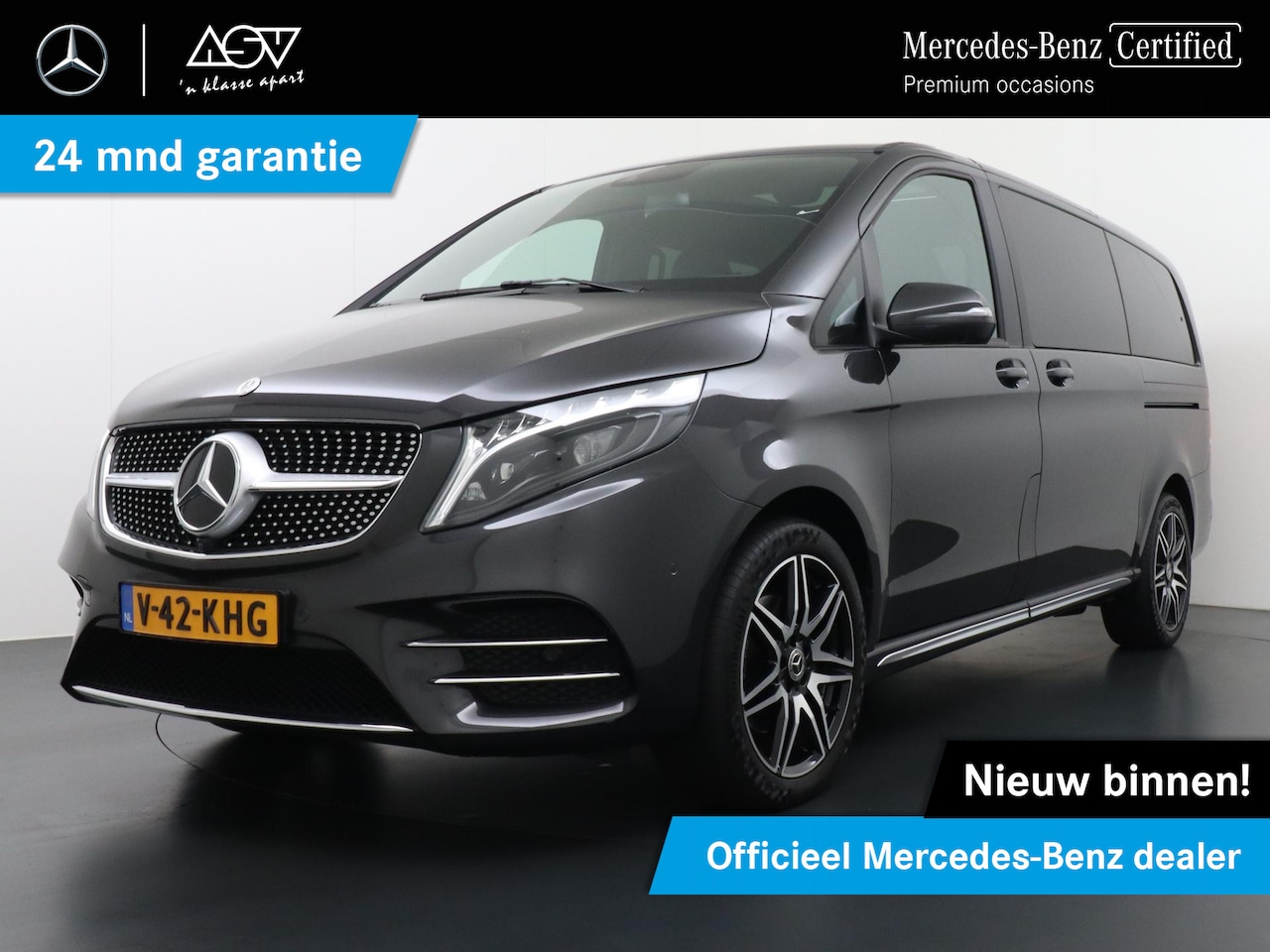 Mercedes-Benz V-klasse - 300d L2 Avantgarde | Panorama dak | 360° Camera | Sfeerverlichting | Stoelverwarming | Ele - AutoWereld.nl