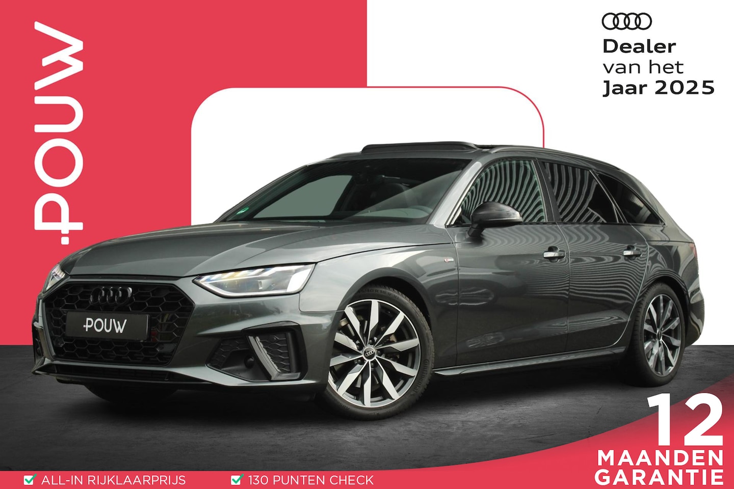 Audi A4 Avant - 35 TFSI 150pk S Edition Competition | Panoramadak | Achteruitrijcamera | Adaptive Cruise C - AutoWereld.nl