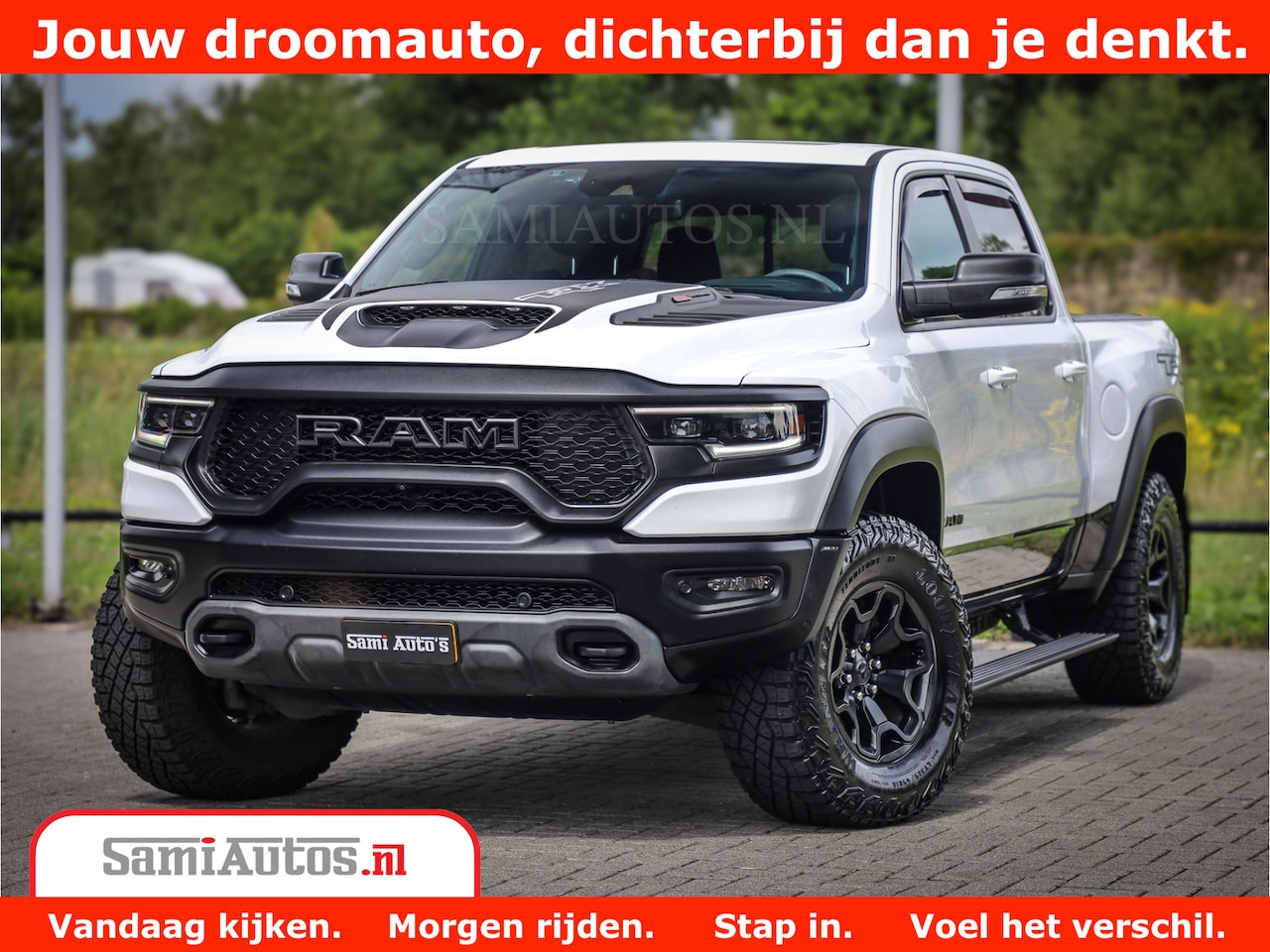 Dodge Ram 1500 - TRX 6.2 V8 4x4 | HellCat 611 PK | BEAST | RAM Vol | Black Line | Comfortabele DC Dubbele C - AutoWereld.nl