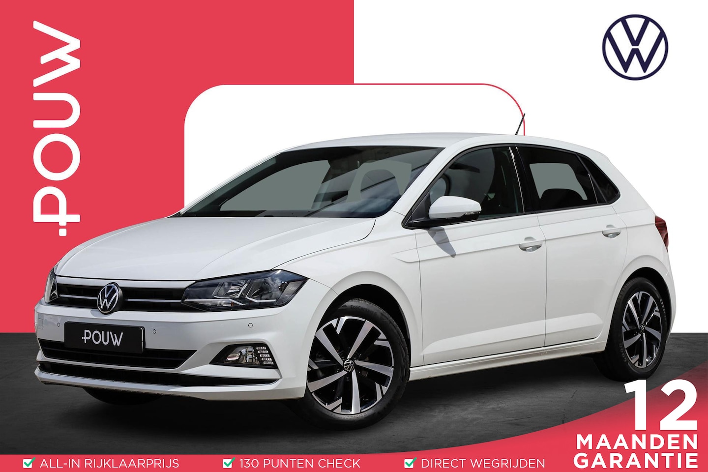 Volkswagen Polo - 1.0 TSI 95pk Highline | Cruise Control Adpatief | Climate Control | Navigatie | Parkeersen - AutoWereld.nl